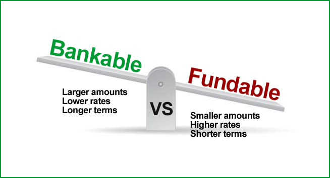 The Difference Between Bankable and Fundable