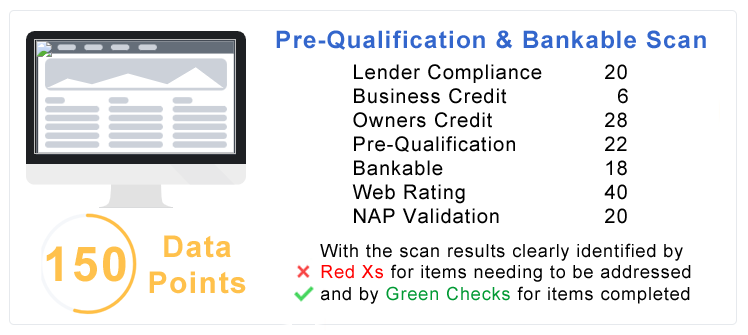 150 Data Point Pre-Qualification Scan